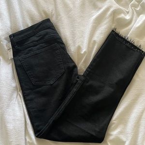 Gap black mid rise jeans